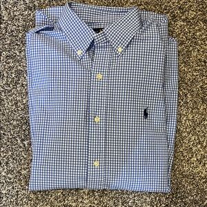 Polo Ralph Lauren Classic Fit Gingham Stretch Poplin Shirt